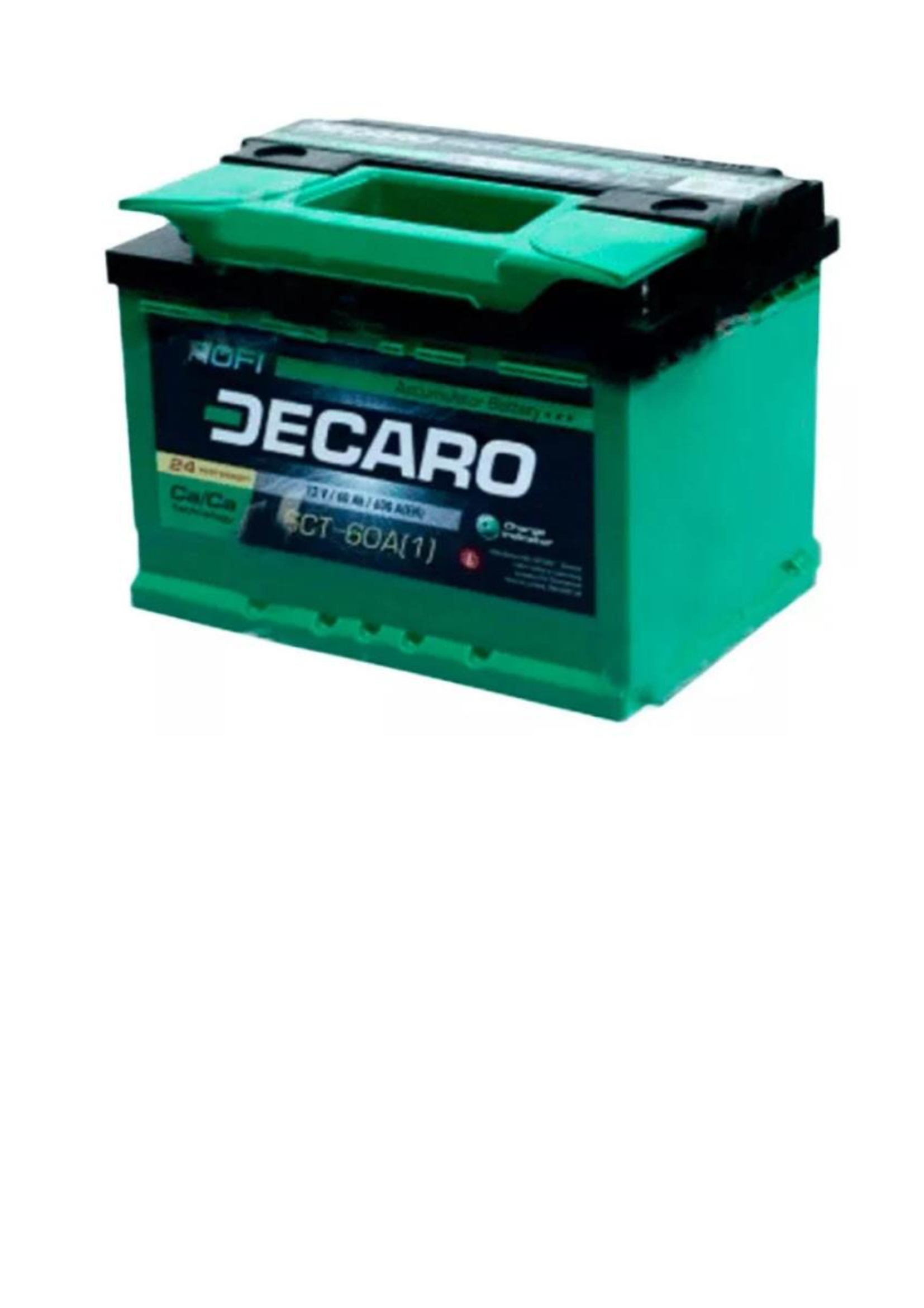 Акумулятор 60Ah-12v DECARO PROFI (242x175x175),L,EN600